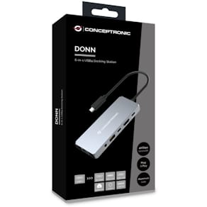 Dockingstation CONCEPTRONIC USB4 6-in-1, 40Gbps, 8K 60Hz