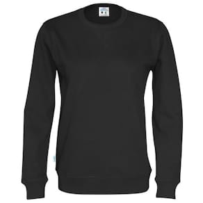 Sweatshirt Crew Neck hr GOTS svart L
