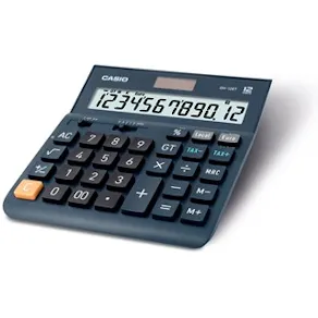 Bordsräknare CASIO DH-12ET svart