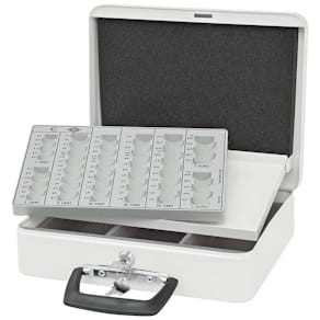 Geldkassette WEDO Europa, weiß