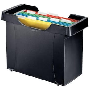 Hängmappsställ Leitz Plus Svart, 395x273x170mm