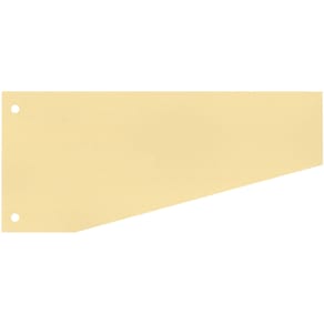 Trennstreifen WEKRE Trapez, gelb, 100 Stück