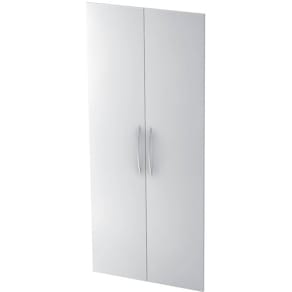 Flügeltür HAMMERBACHER 410T BM, weiß, 80 x 1,6 x 184 cm (Paar)