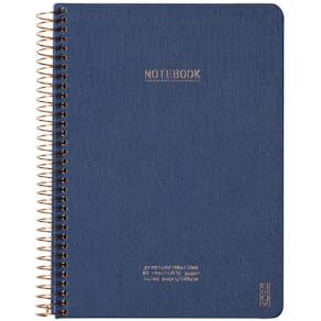 Ant.bok KOZO A5 Premium linj Navy