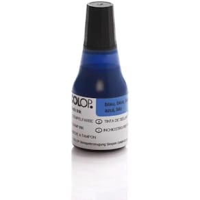 Stempelfarve COLOP blå, 25 ml