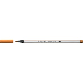 Faserschreiber STABILO Pen 68 brush, ocker dunkel