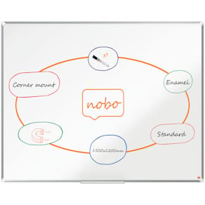 Whiteboard Premium Plus Emalj 150x120cm