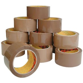 Packtejp SCOTCH 371 Brun, PP/gummi, 38mm x 66m
