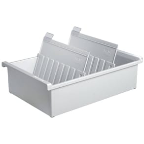 Karteitrog HAN A5 quer, lichtgrau