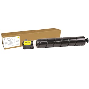 EVERYDAY Remanufactured Toner replaces Canon C-EXV51 Yellow