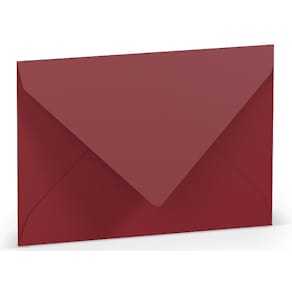 Briefhülle Rössler Paperado, C7 SF rosso