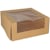 Kakeeske 23x23x10cm m/lokk vindu (25)