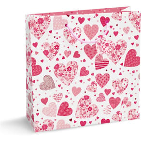 Geschenkzak Listen To Your Heart, S, 6 x 15 x 15 cm