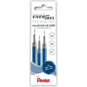 Refill PENTEL EnerGel needle blå 3/fp