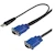 StarTech.com 10 ft Ultra Thin USB VGA 2-in-1 KVM Cable - VGA KVM
