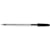 Balpen Q-CONNECT, met dop, 0,7 mm, medium punt, zwart