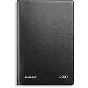 Ugekalender Mayland Mini 2027, 88x134 mm, sort, FSC Mix