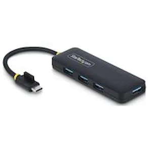 StarTech.com 4-Port USB-C Hub, 5Gbps, USB-C to 4x USB-A, Bus