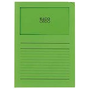 Sichtmappe Elco Ordo classico, A4, 120g, 100 Stück, intensivgrün