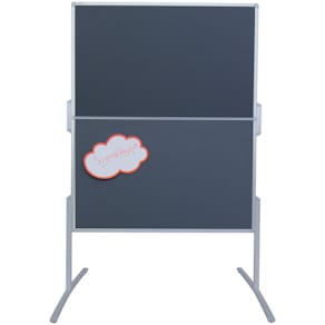 Moderationstafel FRANKEN PRO, 120 x 150 cm, grau