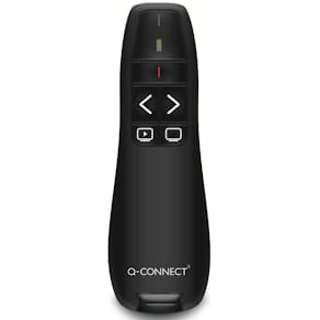 Laserpointer Q-CONNECT, 5 Tasten, schwarz