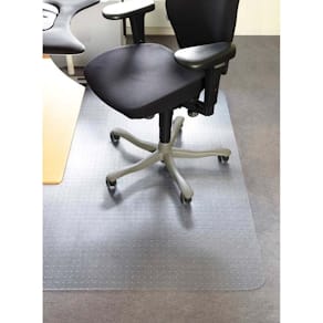 Stoleunderlag Matting 90x120 cm, transparent plast