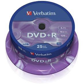 DVD+R 16x 4,7GB spindle (25)