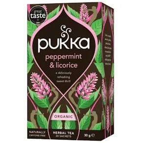 Te PUKKA Örtte Peppermint/Licorice 20/fp