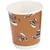 Kaffebæger dobbeltvægget, brun 8 oz, 500 stk