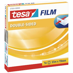 Dubbelhäftande tejp TESA 33mx19mm klar