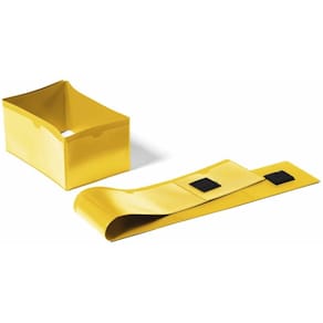 Lagerlomme Durable til pallefod 145 x 75 mm, gul