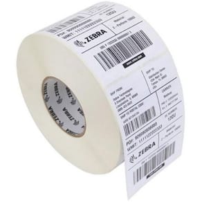 Etikett ZEBRA 51x25 mm Perfor 20640/fp