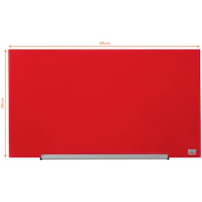 Glastavle Diamond widescreen 31'' rød