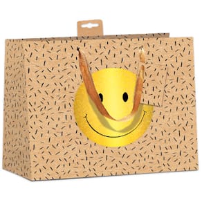 Geschenktasche SKORPION Kraftkarton Smiley, quer 32 x 26 x 12 cm