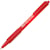 Bläckkulpenna BIC Soft Feel Clic Medium Röd, 12st