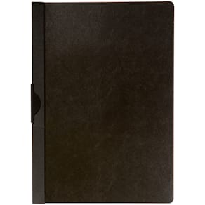 Klemmmappe Q-CONNECT KF00459, A4 transparent schwarz