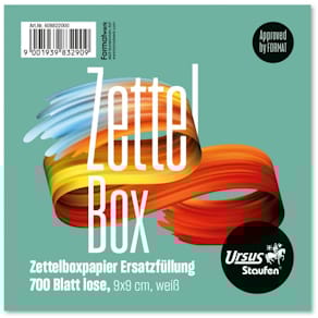 Zettelbox-Nachfüllung URSUS STYLE 700BL, weiß