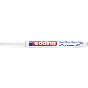 Glanzlackmarker edding Creative, weiß