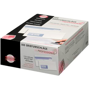 Briefumschlag Professional Revelope®, DIN Lang, 225x112 mm, weiß,