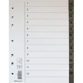 Register flikförstärkt A5 1-12