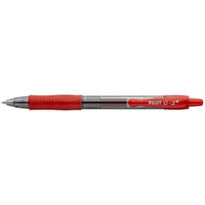 Gelkulpenna PILOT G-2 Fine Röd, 0.5mm
