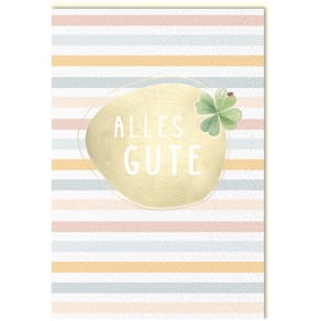 Glückwunschkarte "Danke", 11,5 x 17 cm, mit Umschlag