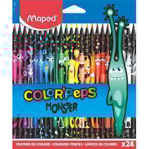 Buntstifte Maped Color'Peps Black Monster, 24 St., sortiert