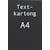 Kartong A4 svart 25 st/fp