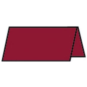 Tischkarte Rössler Paperado, 10 x 10 cm, rosso