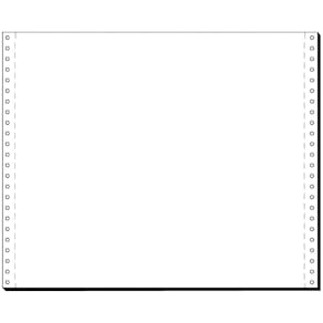 Endlospapier Sigel, 12" x 375 mm, blanko
