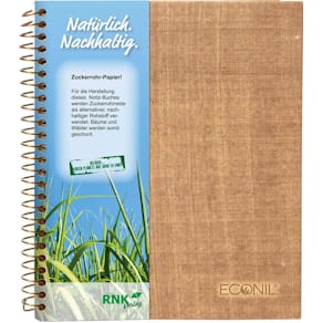 Notizbuch RNK Econil, 17 x 22 cm, 100 Blatt, liniert