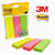 Post-It Index 671-3, 3 färger, 25x76mm, 12fp