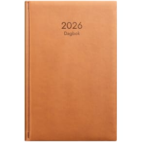 Kalender 2026 Dagbok cognac