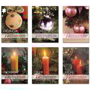 Weihnachtspostkarte, sortiert